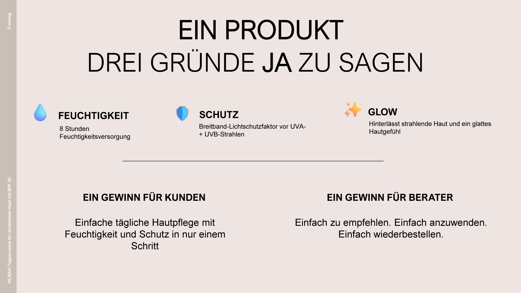 HL/Skin Tagescreme für strahlende Haut SPF 30 (ref: 538K)